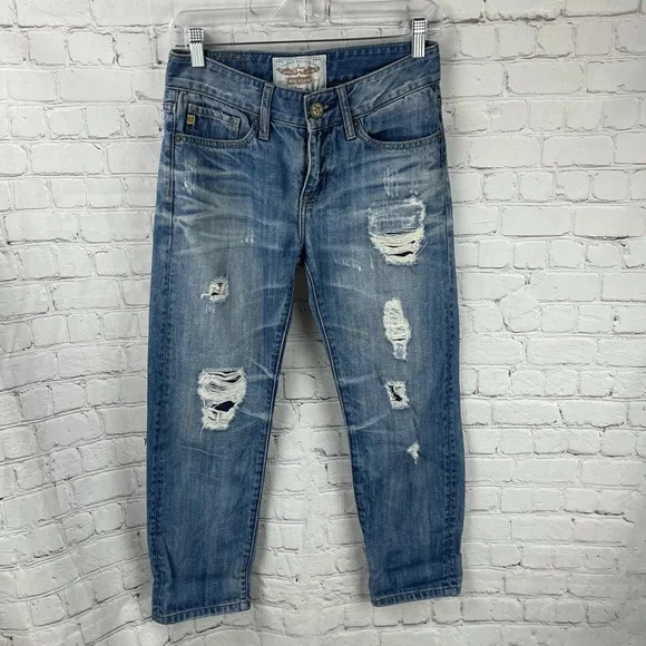 Big Star Ripped Joey Boyfriend Jeans - Picture 2 of 12